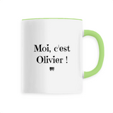 Mug - Moi c'est Olivier - 6 Coloris - Cadeau Original - Cadeau Personnalisable - Cadeaux-Positifs.com -Unique-Vert-