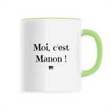 Mug - Moi c'est Manon - 6 Coloris - Cadeau Original - Cadeau Personnalisable - Cadeaux-Positifs.com -Unique-Vert-