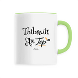 Mug - Thibault au Top - 6 Coloris - Cadeau Original - Cadeau Personnalisable - Cadeaux-Positifs.com -Unique-Blanc-