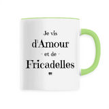 Mug - Amour et Fricadelles - 6 Coloris - Cadeau Original - Cadeau Personnalisable - Cadeaux-Positifs.com -Unique-Blanc-
