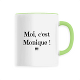 Mug - Moi c'est Monique - 6 Coloris - Cadeau Original - Cadeau Personnalisable - Cadeaux-Positifs.com -Unique-Blanc-