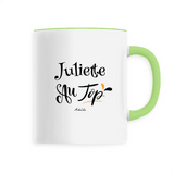 Mug - Juliette au Top - 6 Coloris - Cadeau Original - Cadeau Personnalisable - Cadeaux-Positifs.com -Unique-Blanc-