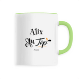 Mug - Alix au Top - 6 Coloris - Cadeau Original - Cadeau Personnalisable - Cadeaux-Positifs.com -Unique-Vert-