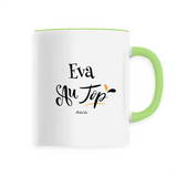 Mug - Eva au Top - 6 Coloris - Cadeau Original - Cadeau Personnalisable - Cadeaux-Positifs.com -Unique-Blanc-