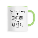 Mug - Un Comptable trop Génial - 6 Coloris - Cadeau Original - Cadeau Personnalisable - Cadeaux-Positifs.com -Unique-Blanc-