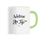 Mug - Adeline au Top - 6 Coloris - Cadeau Original - Cadeau Personnalisable - Cadeaux-Positifs.com -Unique-Vert-