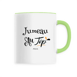 Mug - Jumeau au Top - 6 Coloris - Cadeau Original - Cadeau Personnalisable - Cadeaux-Positifs.com -Unique-Blanc-