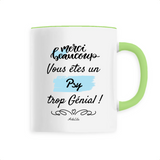 Mug - Merci, vous êtes un Psy trop Génial - 6 Coloris - Cadeau Personnalisable - Cadeaux-Positifs.com -Unique-Blanc-