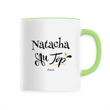 Mug - Natacha au Top - 6 Coloris - Cadeau Original - Cadeau Personnalisable - Cadeaux-Positifs.com -Unique-Blanc-