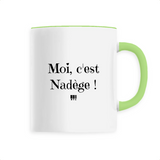 Mug - Moi c'est Nadège - 6 Coloris - Cadeau Original - Cadeau Personnalisable - Cadeaux-Positifs.com -Unique-Vert-