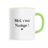 Mug - Moi c'est Nadège - 6 Coloris - Cadeau Original - Cadeau Personnalisable - Cadeaux-Positifs.com -Unique-Blanc-