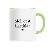 Mug - Moi c'est Laetitia - 6 Coloris - Cadeau Original - Cadeau Personnalisable - Cadeaux-Positifs.com -Unique-Blanc-