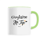 Mug - Guylaine au Top - 6 Coloris - Cadeau Original - Cadeau Personnalisable - Cadeaux-Positifs.com -Unique-Blanc-