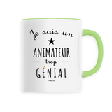 Mug - Un Animateur trop Génial - 6 Coloris - Cadeau Original - Cadeau Personnalisable - Cadeaux-Positifs.com -Unique-Blanc-
