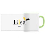 Mug - Elsa - 6 Coloris - Cadeau Original - Cadeau Personnalisable - Cadeaux-Positifs.com -Unique-Vert-