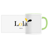 Mug - Lola - 6 Coloris - Cadeau Original - Cadeau Personnalisable - Cadeaux-Positifs.com -Unique-Blanc-