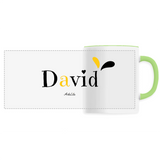 Mug - David - 6 Coloris - Cadeau Original - Cadeau Personnalisable - Cadeaux-Positifs.com -Unique-Blanc-