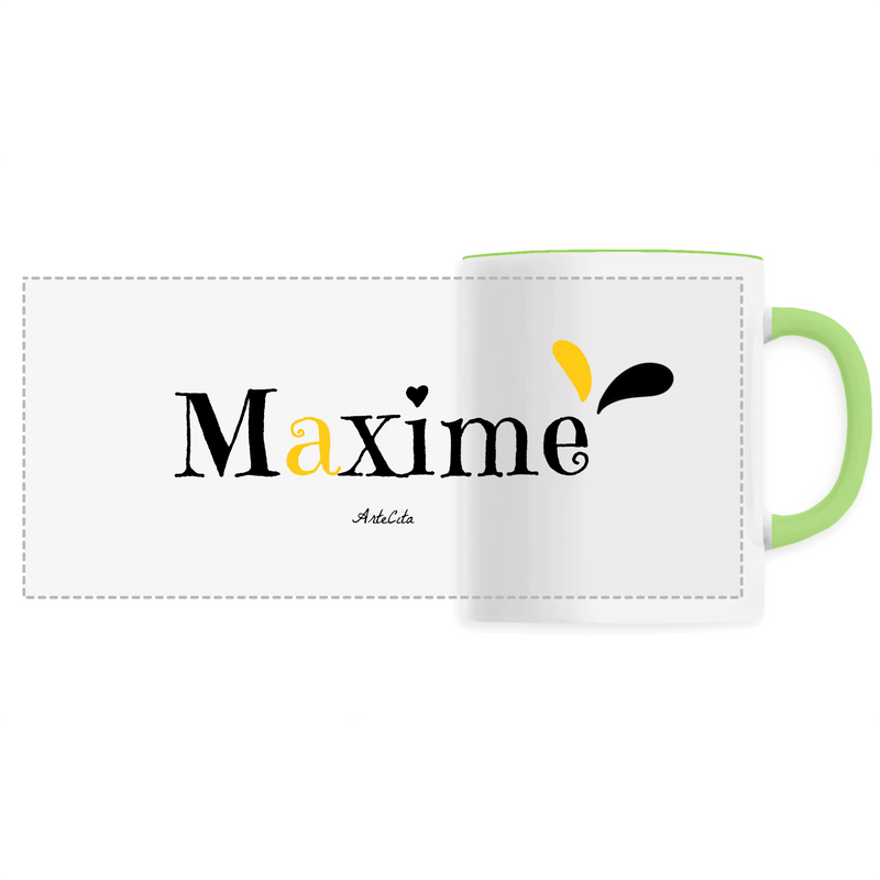 Cadeau anniversaire : Mug - Maxime - 6 Coloris - Cadeau Original - Cadeau Personnalisable - Cadeaux-Positifs.com -Unique-Vert-