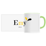 Mug - Emy - 6 Coloris - Cadeau Original - Cadeau Personnalisable - Cadeaux-Positifs.com -Unique-Blanc-
