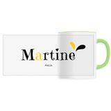Mug - Martine - 6 Coloris - Cadeau Original - Cadeau Personnalisable - Cadeaux-Positifs.com -Unique-Blanc-