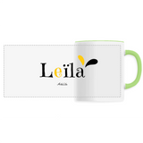 Mug - Leïla - 6 Coloris - Cadeau Original - Cadeau Personnalisable - Cadeaux-Positifs.com -Unique-Blanc-