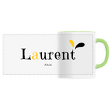 Mug - Laurent - 6 Coloris - Cadeau Original - Cadeau Personnalisable - Cadeaux-Positifs.com -Unique-Blanc-