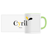 Mug - Cyril - 6 Coloris - Cadeau Original - Cadeau Personnalisable - Cadeaux-Positifs.com -Unique-Blanc-