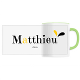 Mug - Matthieu - 6 Coloris - Cadeau Original - Cadeau Personnalisable - Cadeaux-Positifs.com -Unique-Blanc-