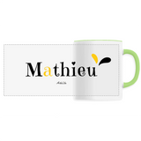 Mug - Mathieu - 6 Coloris - Cadeau Original - Cadeau Personnalisable - Cadeaux-Positifs.com -Unique-Vert-