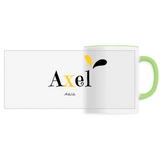 Mug - Axel - 6 Coloris - Cadeau Original - Cadeau Personnalisable - Cadeaux-Positifs.com -Unique-Blanc-