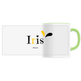 Mug - Iris - 6 Coloris - Cadeau Original - Cadeau Personnalisable - Cadeaux-Positifs.com -Unique-Blanc-