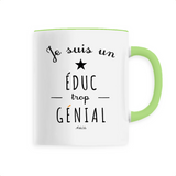 Mug - Un Éduc trop Génial - 6 Coloris - Cadeau Original - Cadeau Personnalisable - Cadeaux-Positifs.com -Unique-Blanc-