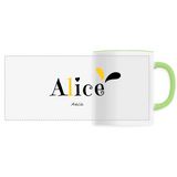 Mug - Alice - 6 Coloris - Cadeau Original - Cadeau Personnalisable - Cadeaux-Positifs.com -Unique-Blanc-