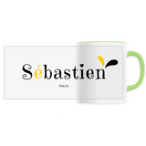 Mug - Sébastien - 6 Coloris - Cadeau Original - Cadeau Personnalisable - Cadeaux-Positifs.com -Unique-Blanc-