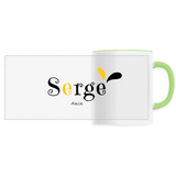 Mug - Serge - 6 Coloris - Cadeau Original - Cadeau Personnalisable - Cadeaux-Positifs.com -Unique-Blanc-
