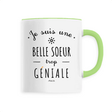 Mug - Une Belle Soeur trop Géniale - 6 Coloris - Cadeau Original - Cadeau Personnalisable - Cadeaux-Positifs.com -Unique-Blanc-