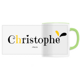 Mug - Christophe - 6 Coloris - Cadeau Original - Cadeau Personnalisable - Cadeaux-Positifs.com -Unique-Blanc-