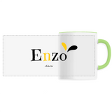 Mug - Enzo - 6 Coloris - Cadeau Original - Cadeau Personnalisable - Cadeaux-Positifs.com -Unique-Blanc-