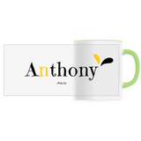 Mug - Anthony - 6 Coloris - Cadeau Original - Cadeau Personnalisable - Cadeaux-Positifs.com -Unique-Blanc-