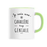 Mug - Une Cavalière trop Géniale - 6 Coloris - Cadeau Original - Cadeau Personnalisable - Cadeaux-Positifs.com -Unique-Blanc-