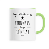 Mug - Un Lyonnais trop Génial - 6 Coloris - Cadeau Original - Cadeau Personnalisable - Cadeaux-Positifs.com -Unique-Blanc-