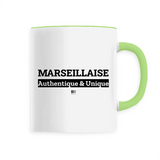 Mug - Marseillaise - 6 Coloris - Cadeau Original - Cadeau Personnalisable - Cadeaux-Positifs.com -Unique-Blanc-