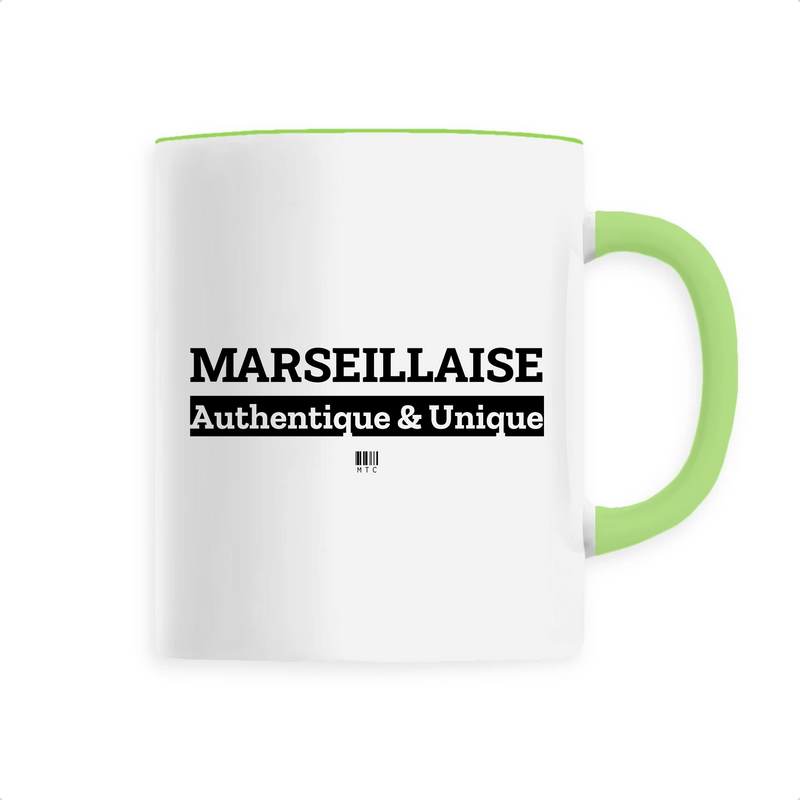 Cadeau anniversaire : Mug - Marseillaise - 6 Coloris - Cadeau Original - Cadeau Personnalisable - Cadeaux-Positifs.com -Unique-Vert-