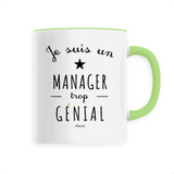 Mug - Un Manager trop Génial - 6 Coloris - Cadeau Original - Cadeau Personnalisable - Cadeaux-Positifs.com -Unique-Blanc-