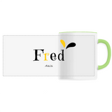 Mug - Fred - 6 Coloris - Cadeau Original - Cadeau Personnalisable - Cadeaux-Positifs.com -Unique-Blanc-