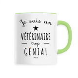 Mug - Un Vétérinaire trop Génial - 6 Coloris - Cadeau Original - Cadeau Personnalisable - Cadeaux-Positifs.com -Unique-Blanc-