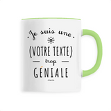 Mug à Personnaliser - Une XXX trop Géniale - 6 Coloris - Cadeau Personnalisable - Cadeau Personnalisable - Cadeaux-Positifs.com -Blanc-