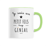 Mug - Un Petit Fils trop Génial - 6 Coloris - Cadeau Original - Cadeau Personnalisable - Cadeaux-Positifs.com -Unique-Blanc-