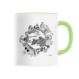 Mug - Save the Planet - 6 Coloris - Cadeau Engagé - Cadeau Personnalisable - Cadeaux-Positifs.com -Unique-Blanc-