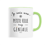 Mug - Une Petite Fille trop Géniale - 6 Coloris - Cadeau Original - Cadeau Personnalisable - Cadeaux-Positifs.com -Unique-Blanc-